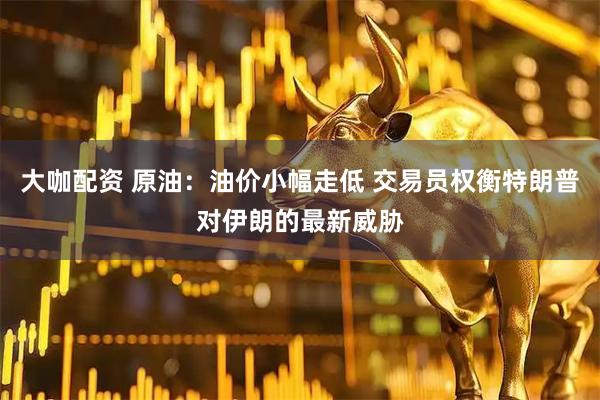 大咖配资 原油：油价小幅走低 交易员权衡特朗普对伊朗的最新威胁