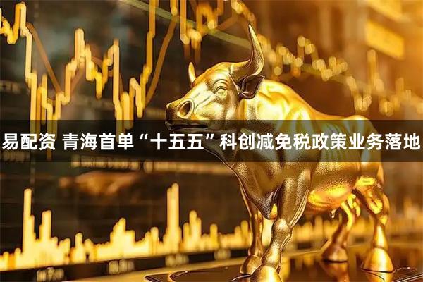 易配资 青海首单“十五五”科创减免税政策业务落地